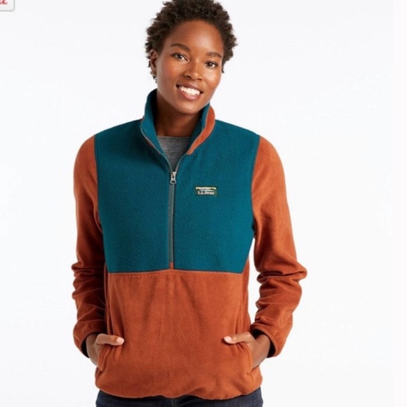 LL Bean Women’s Katahdin Fleece Jacket  Block color - Picture 6 of 7